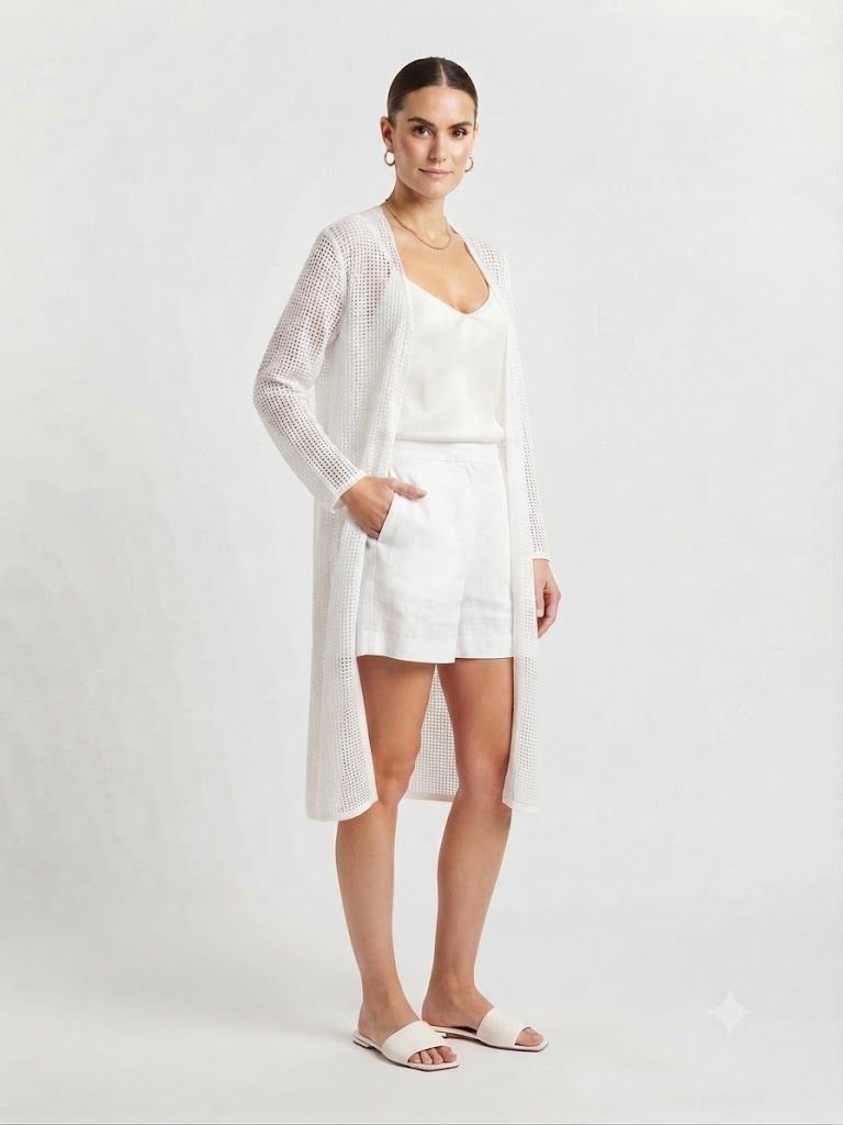 Pure Mesh Kaftan 